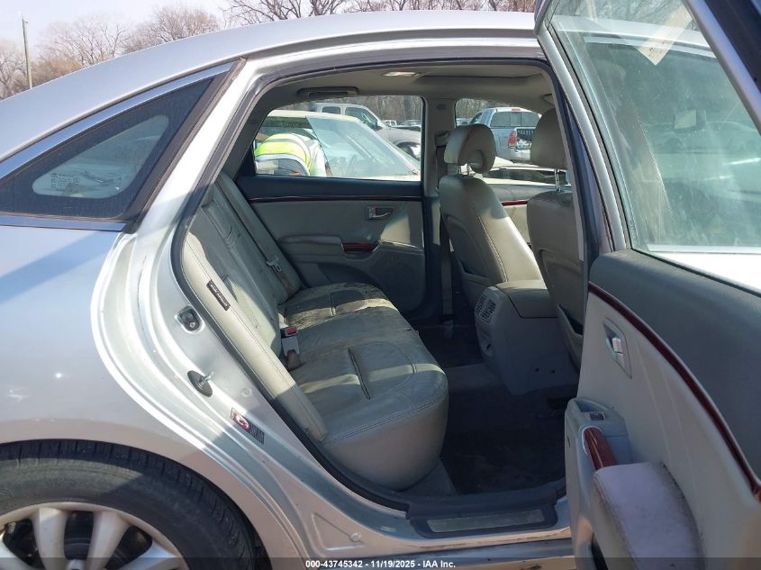 2008 Hyundai Azera Limited VIN: KMHFC46F58A290516 Lot: 43745342