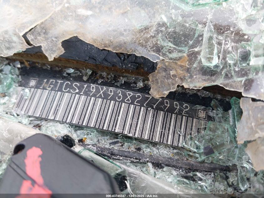 2003 GMC Sonoma Sls VIN: 1GTCS19X938277992 Lot: 43745347