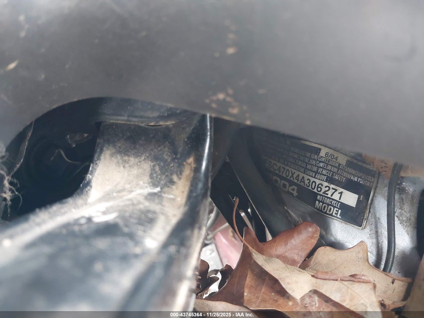 2004 Honda Gl1800 VIN: 1HFSC470X4A306271 Lot: 43745364