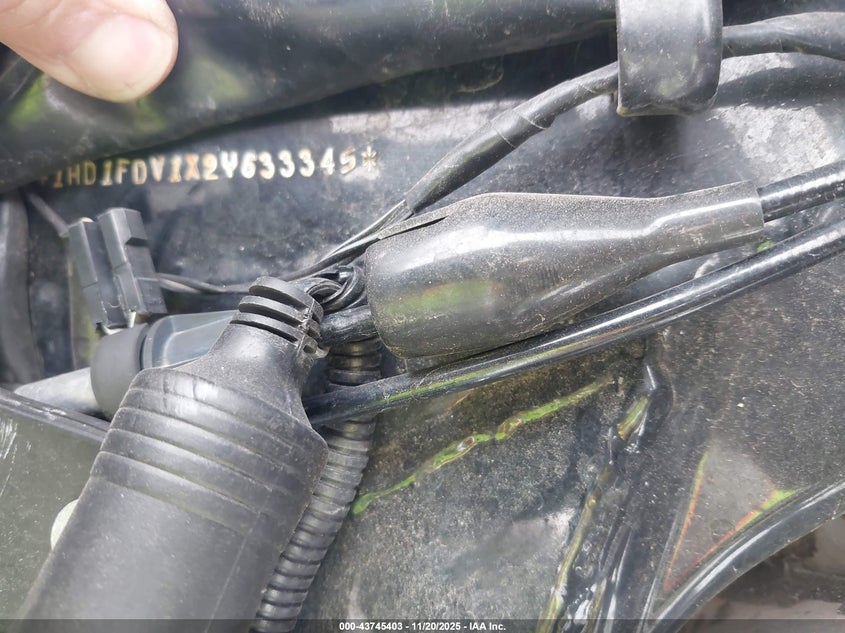 2002 Harley-Davidson Flhr VIN: 1HD1FDV1X2Y633345 Lot: 43745403