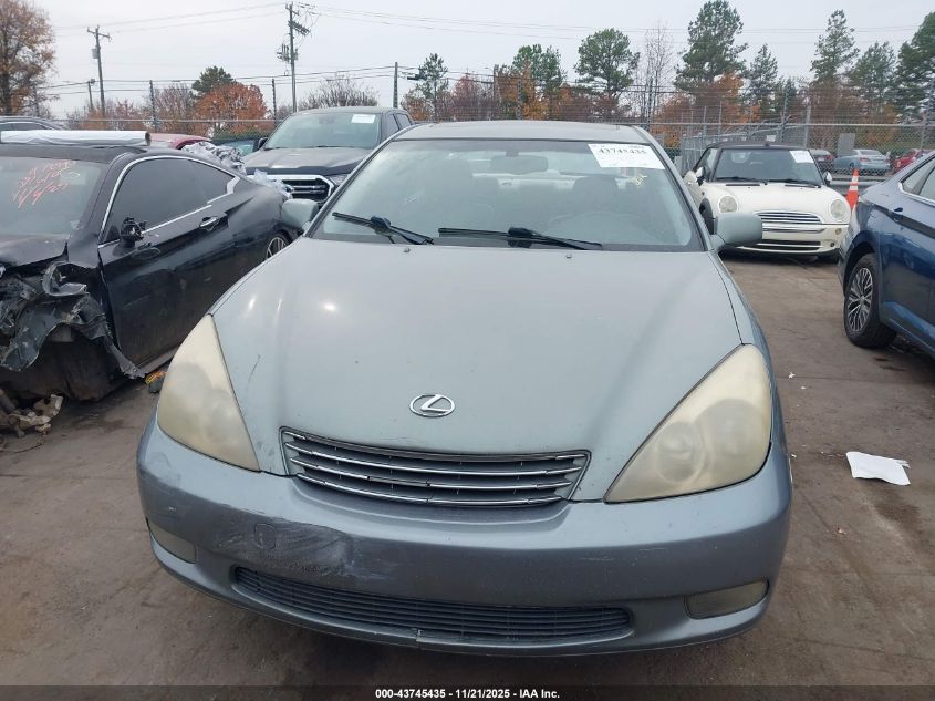 2004 Lexus Es 330 VIN: JTHBA30G745020094 Lot: 43745435