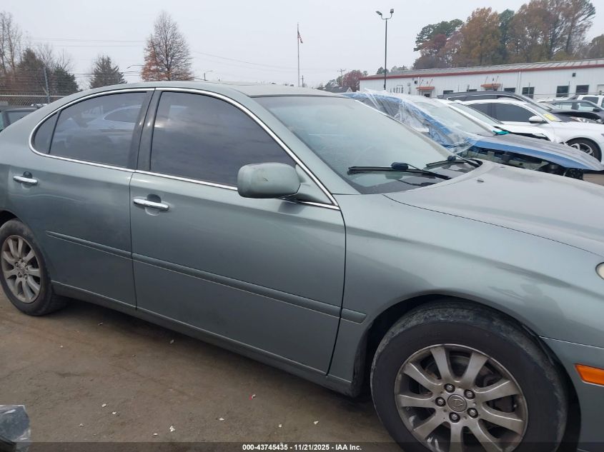 2004 Lexus Es 330 VIN: JTHBA30G745020094 Lot: 43745435