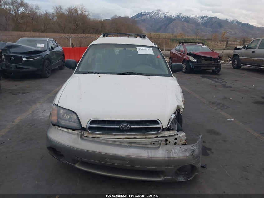 2001 Subaru Outback VIN: 4S3BH665217628920 Lot: 43745523