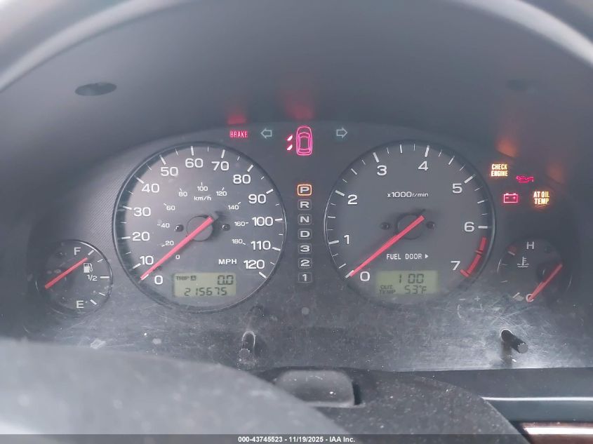 2001 Subaru Outback VIN: 4S3BH665217628920 Lot: 43745523