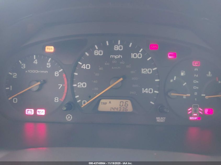 2001 Honda Accord 3.0 Ex VIN: 1HGCG16591A031066 Lot: 43745564