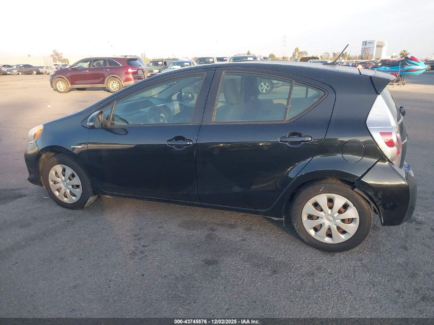 2012 Toyota Prius C Three VIN: JTDKDTB35C1004128 Lot: 43745576