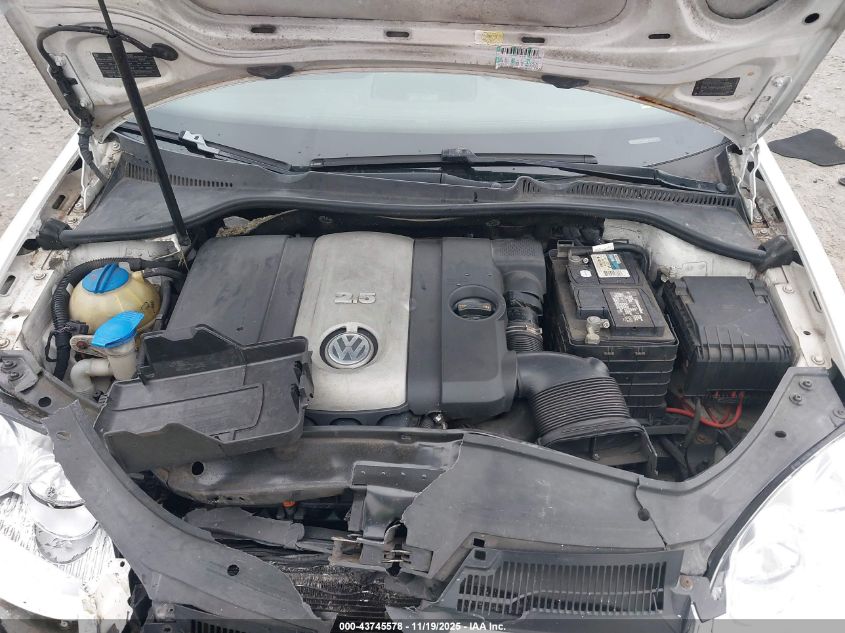 2009 Volkswagen Jetta 2.5L Se VIN: 3VWTM71K99M282205 Lot: 43745578