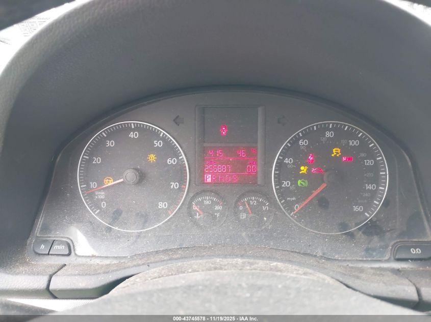 2009 Volkswagen Jetta 2.5L Se VIN: 3VWTM71K99M282205 Lot: 43745578