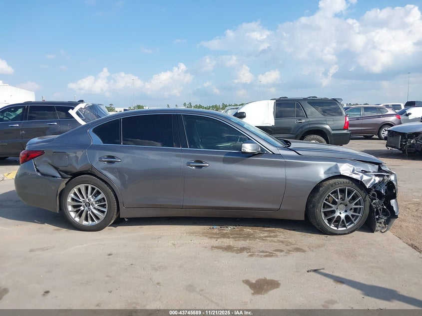 2021 Infiniti Q50 Luxe VIN: JN1EV7BP3MM703328 Lot: 43745589