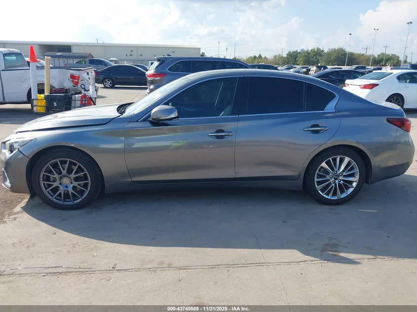 2021 Infiniti Q50 Luxe VIN: JN1EV7BP3MM703328 Lot: 43745589