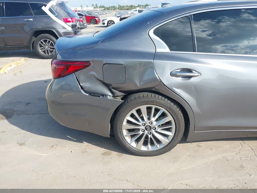 2021 Infiniti Q50 Luxe VIN: JN1EV7BP3MM703328 Lot: 43745589