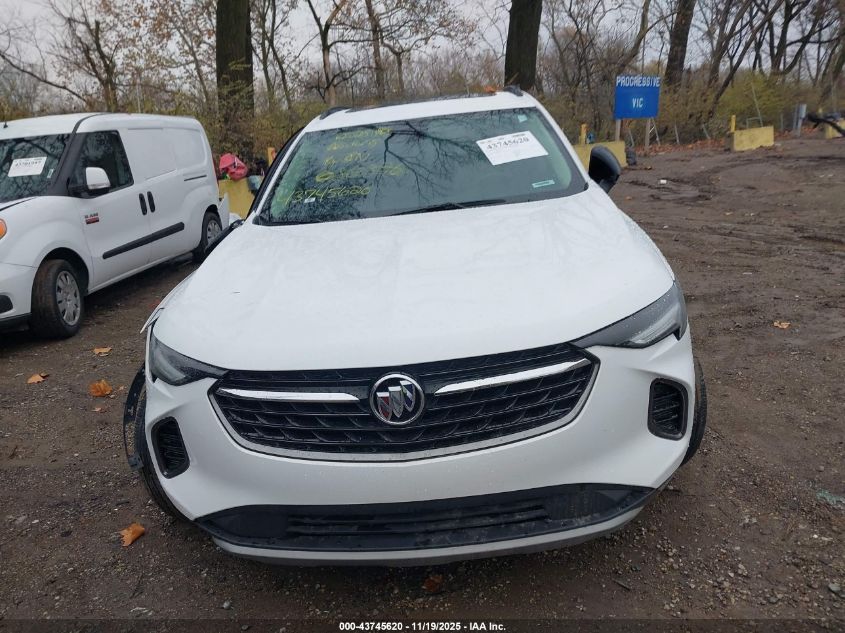 2022 Buick Envision Fwd Essence VIN: LRBFZNR44ND030376 Lot: 43745620