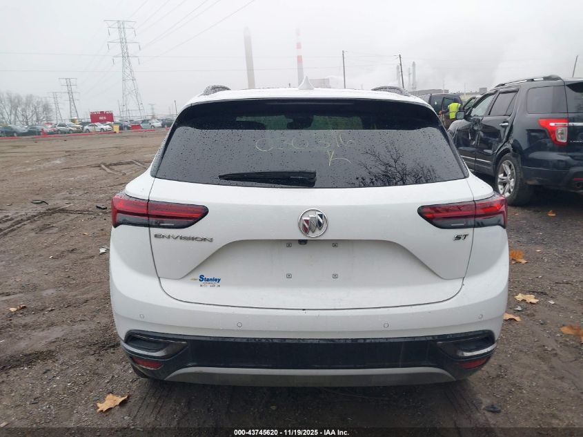 2022 Buick Envision Fwd Essence VIN: LRBFZNR44ND030376 Lot: 43745620