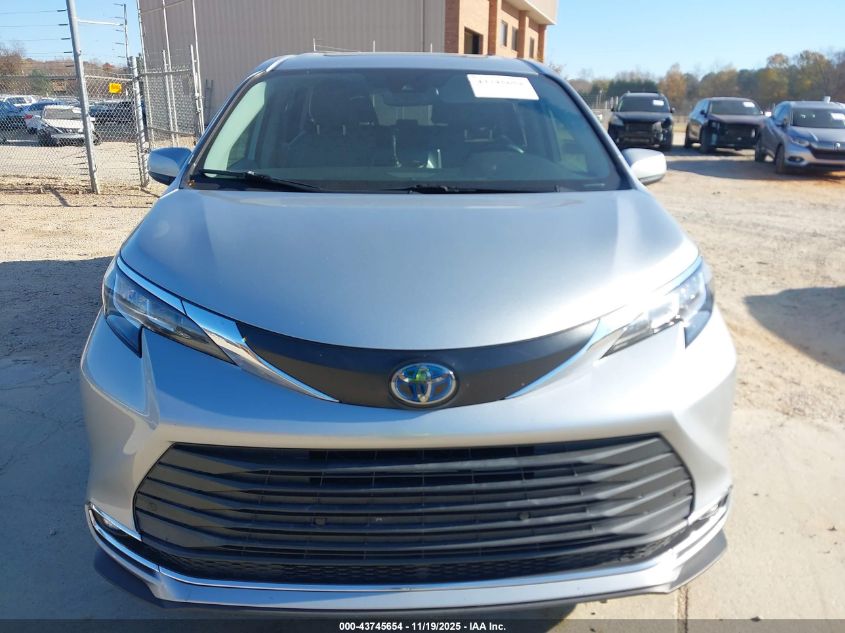 2021 Toyota Sienna Xle VIN: 5TDYRKEC1MS024687 Lot: 43745654