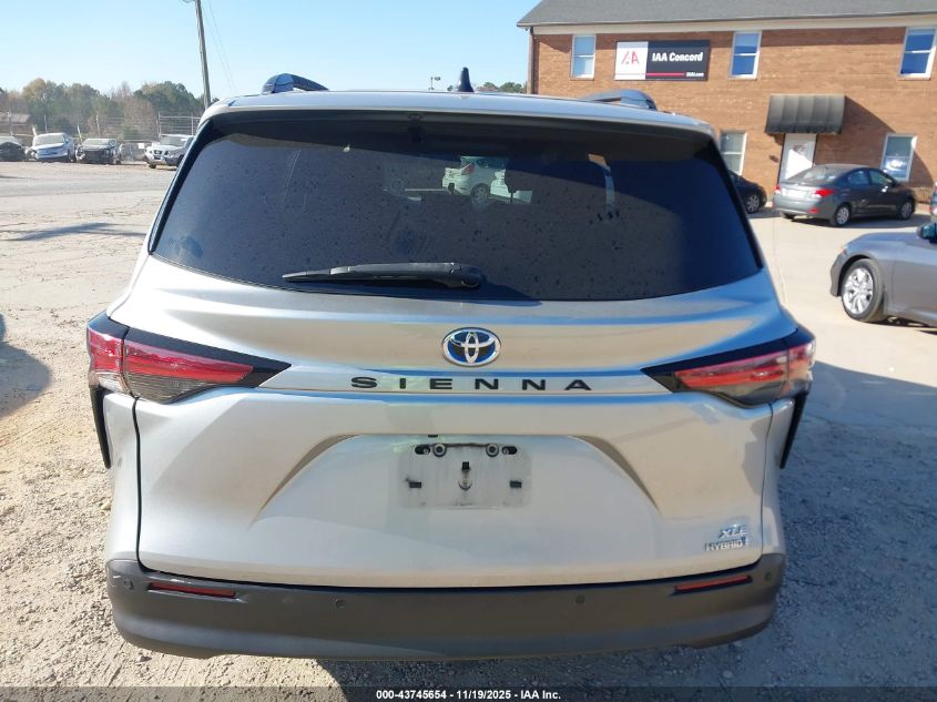2021 Toyota Sienna Xle VIN: 5TDYRKEC1MS024687 Lot: 43745654