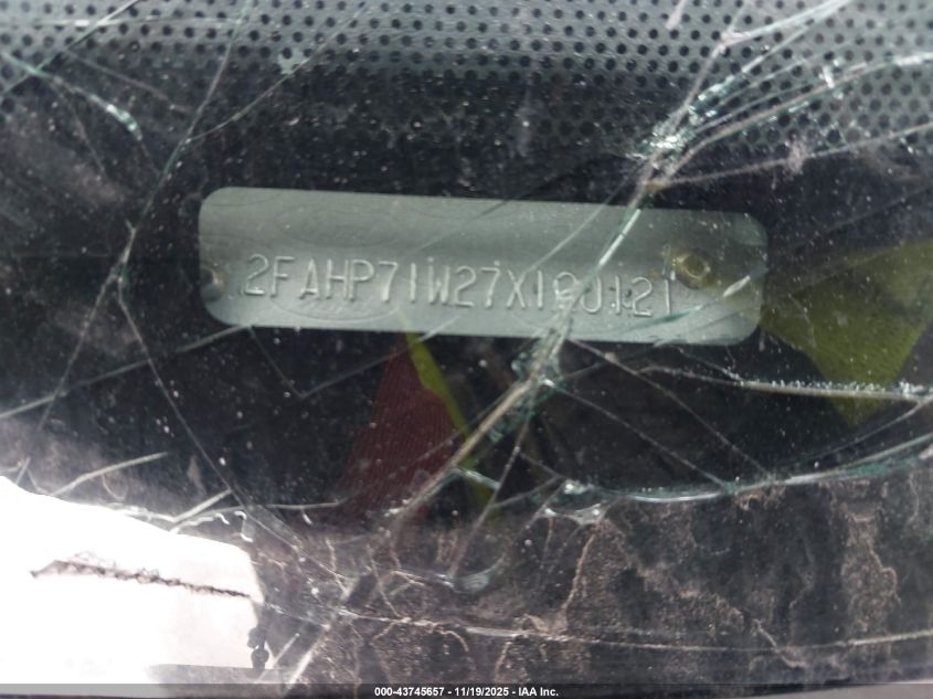 2007 Ford Crown Victoria Police/Police Interceptor VIN: 2FAHP71W27X120121 Lot: 43745657