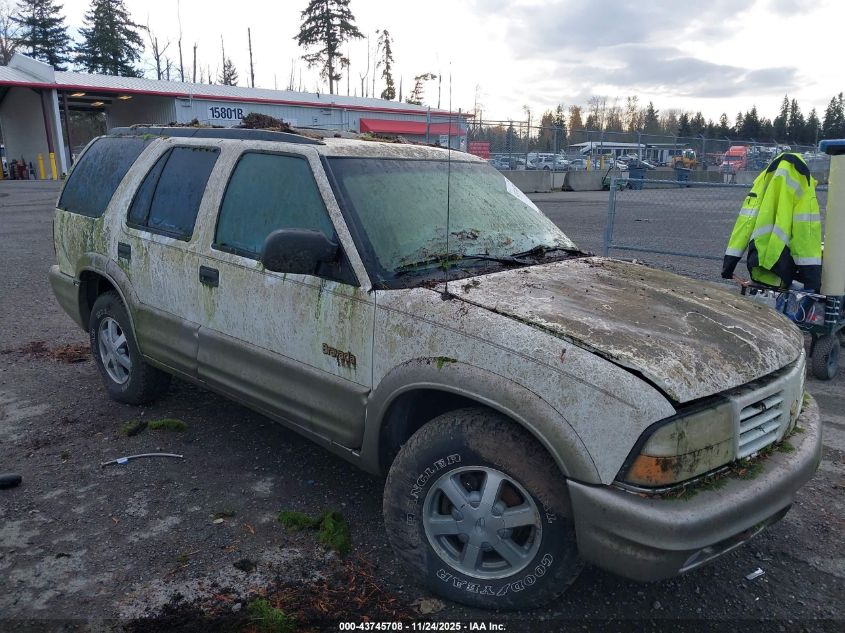 2000 Oldsmobile Bravada VIN: 1GHDT13W5Y2380834 Lot: 43745708