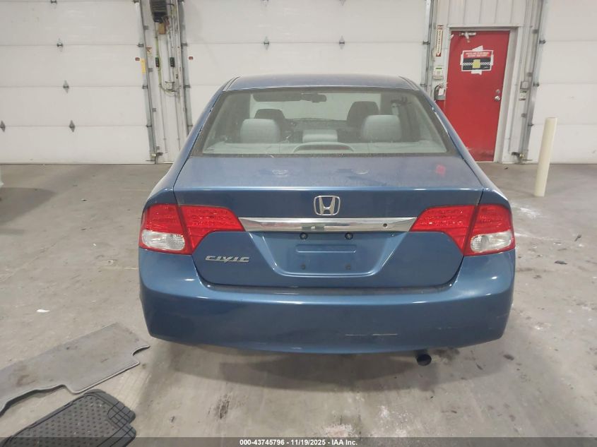 2009 Honda Civic Lx VIN: 19XFA16559E005750 Lot: 43745796