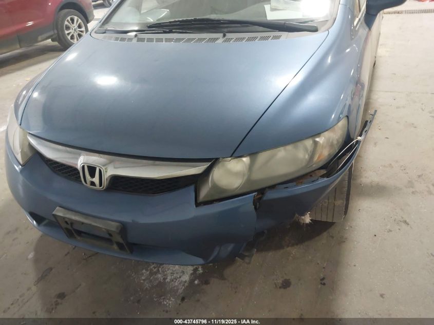 2009 Honda Civic Lx VIN: 19XFA16559E005750 Lot: 43745796