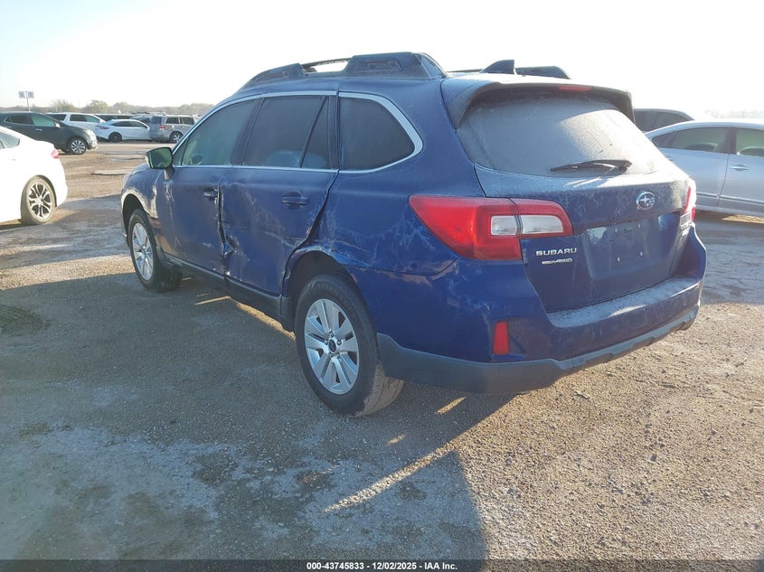 Vin: 4s4bsaccxg3201942, lot: 44241206, subaru outback 2.5i premium 20163