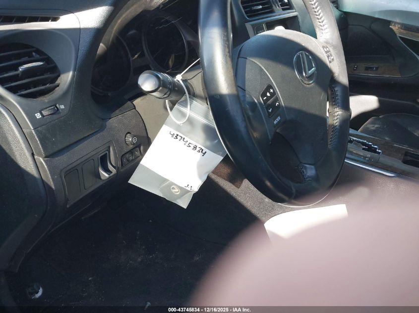 2009 Lexus Is 250 VIN: JTHBK262395093053 Lot: 43745834