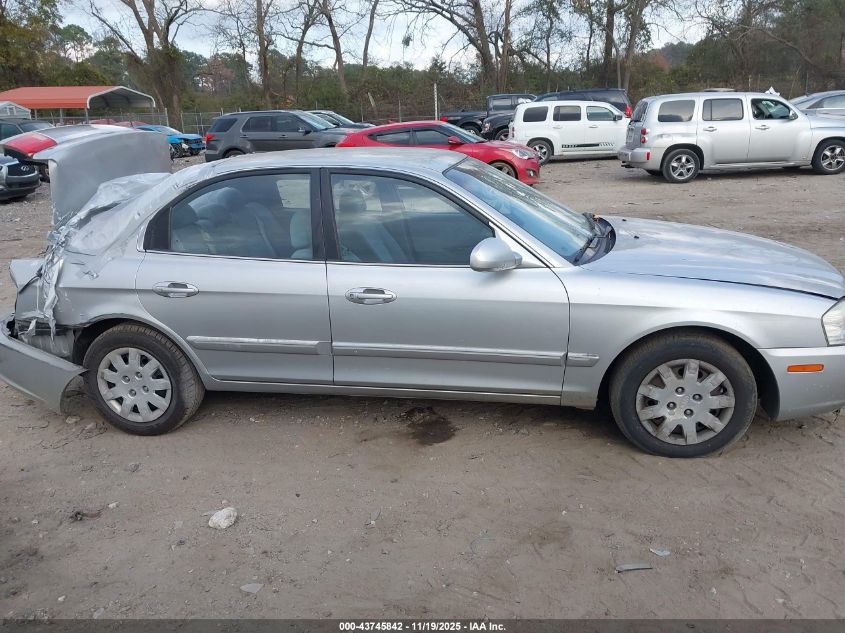 2005 Kia Optima Ex/Lx VIN: KNAGD126455429708 Lot: 43745842