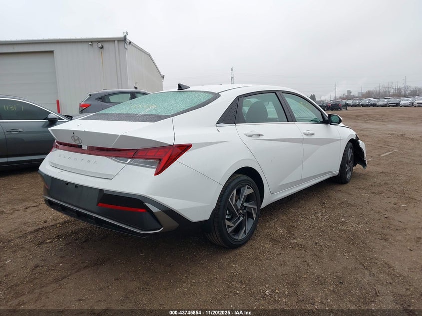 Vin: kmhls4dg3su989411, lot: 44241227, hyundai elantra sel convenience 20254