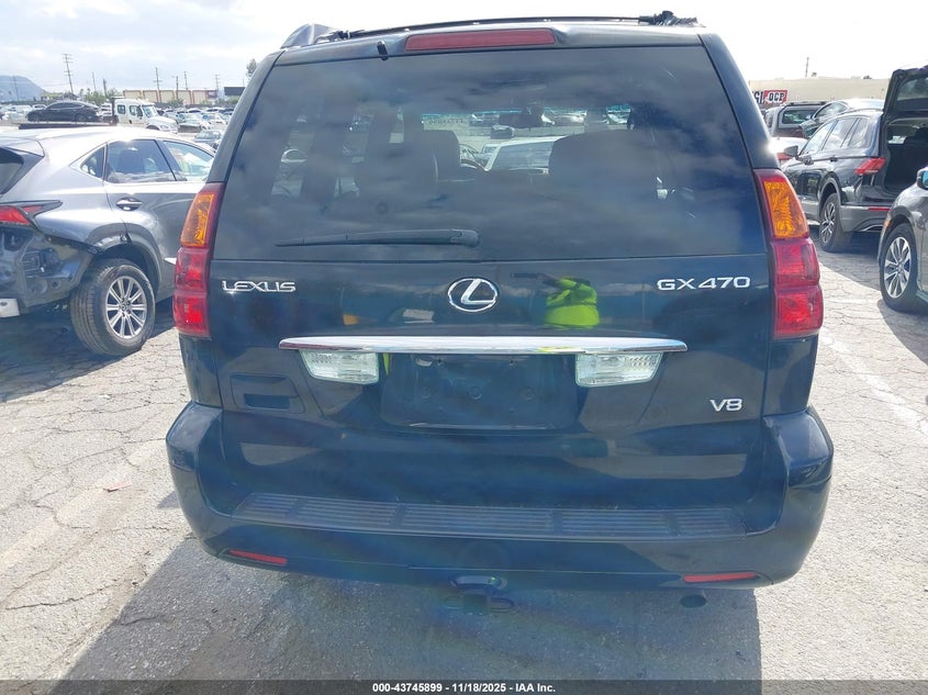 2003 Lexus Gx 470 VIN: JTJBT20X530010923 Lot: 43745899