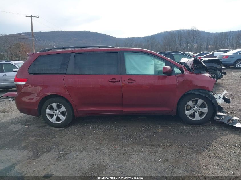 2012 Toyota Sienna Le V6 8 Passenger VIN: 5TDKK3DC8CS265596 Lot: 43745918