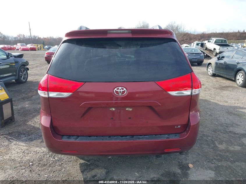 2012 Toyota Sienna Le V6 8 Passenger VIN: 5TDKK3DC8CS265596 Lot: 43745918