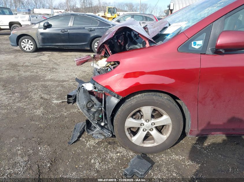 2012 Toyota Sienna Le V6 8 Passenger VIN: 5TDKK3DC8CS265596 Lot: 43745918