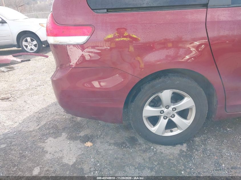 2012 Toyota Sienna Le V6 8 Passenger VIN: 5TDKK3DC8CS265596 Lot: 43745918