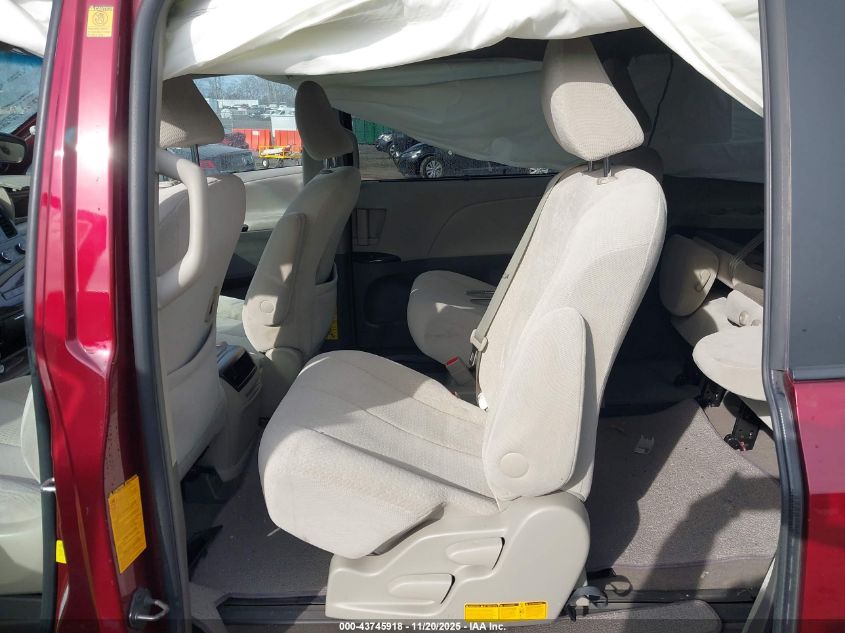 2012 Toyota Sienna Le V6 8 Passenger VIN: 5TDKK3DC8CS265596 Lot: 43745918