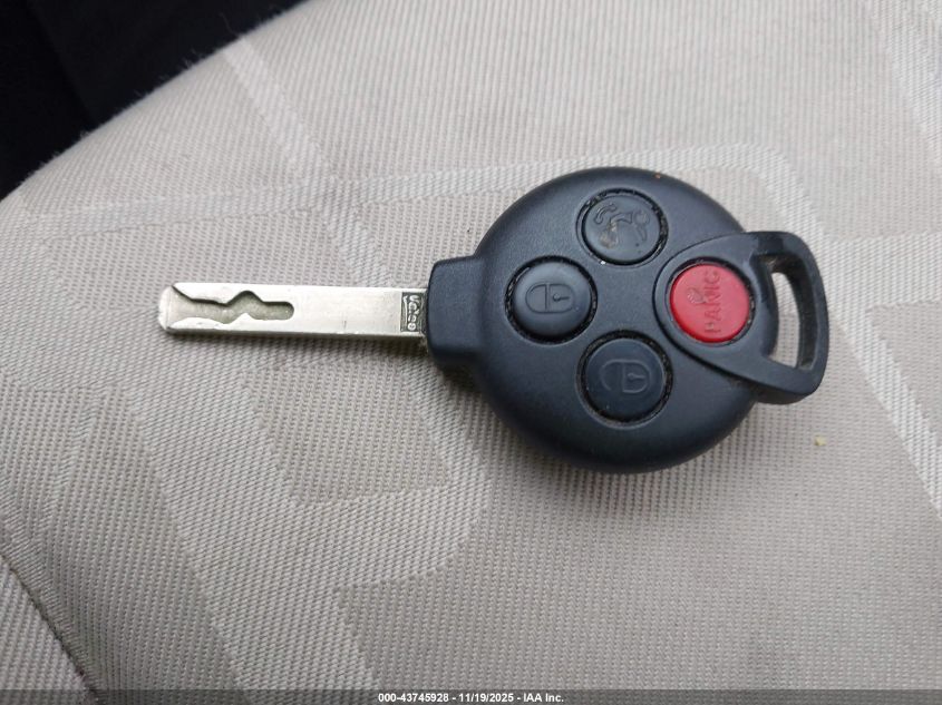 2008 Smart Fortwo Passion/Pure VIN: WMEEJ31X88K165926 Lot: 43745928