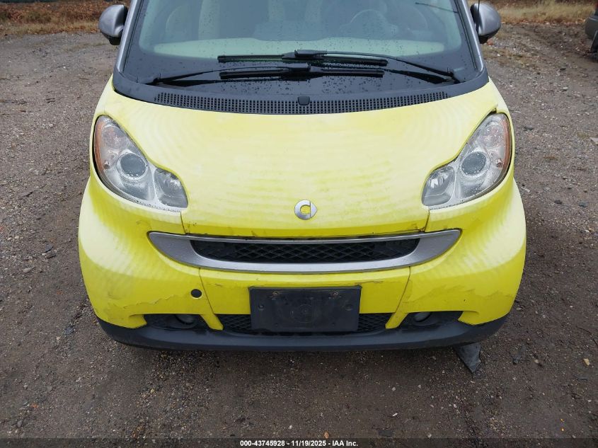 2008 Smart Fortwo Passion/Pure VIN: WMEEJ31X88K165926 Lot: 43745928