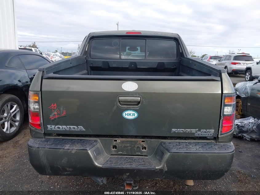 2006 Honda Ridgeline Rtl VIN: 2HJYK16536H542098 Lot: 43745946