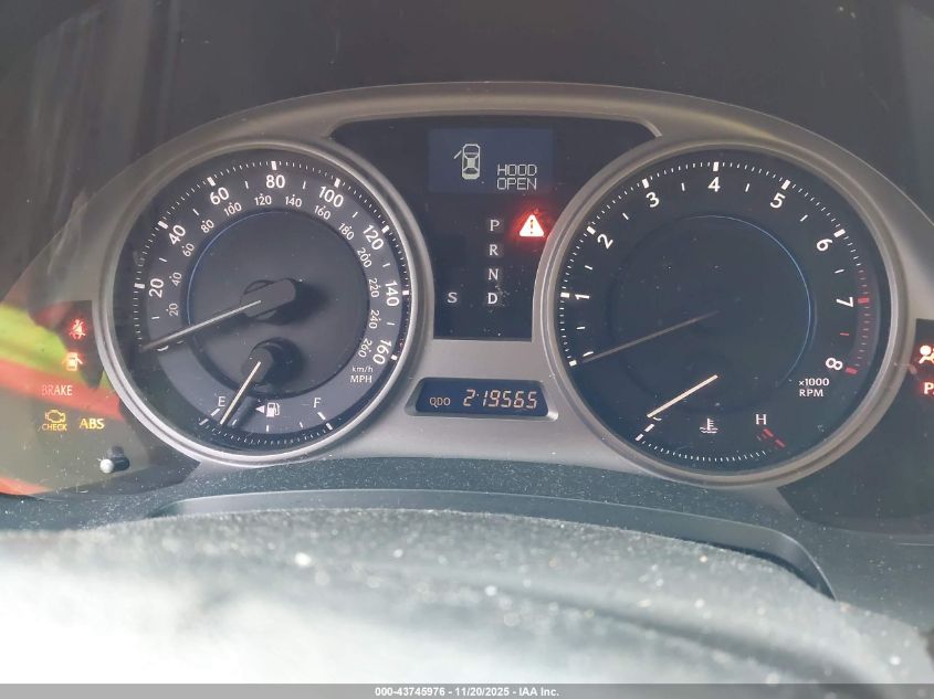 2008 Lexus Is 250 VIN: JTHBK262885054103 Lot: 43745976