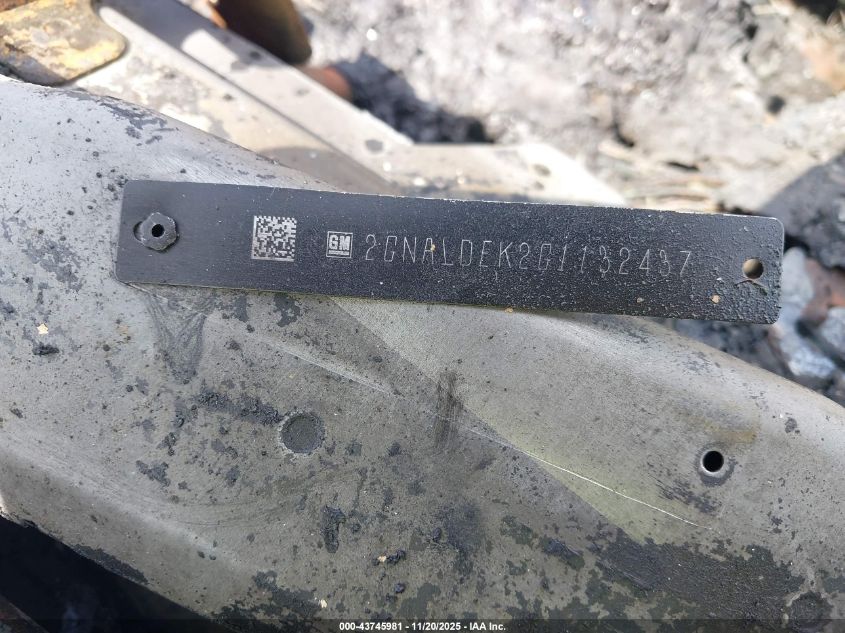 2016 Chevrolet Equinox Ltz VIN: 2GNALDEK2G1132437 Lot: 43745981