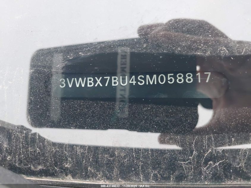 2025 Volkswagen Jetta 1.5T Sport VIN: 3VWBX7BU4SM058817 Lot: 43746033