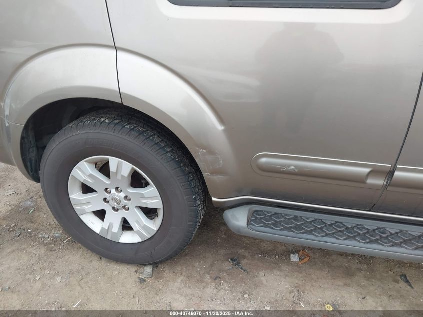 2006 Nissan Pathfinder Le VIN: 5N1AR18W06C630354 Lot: 43746070