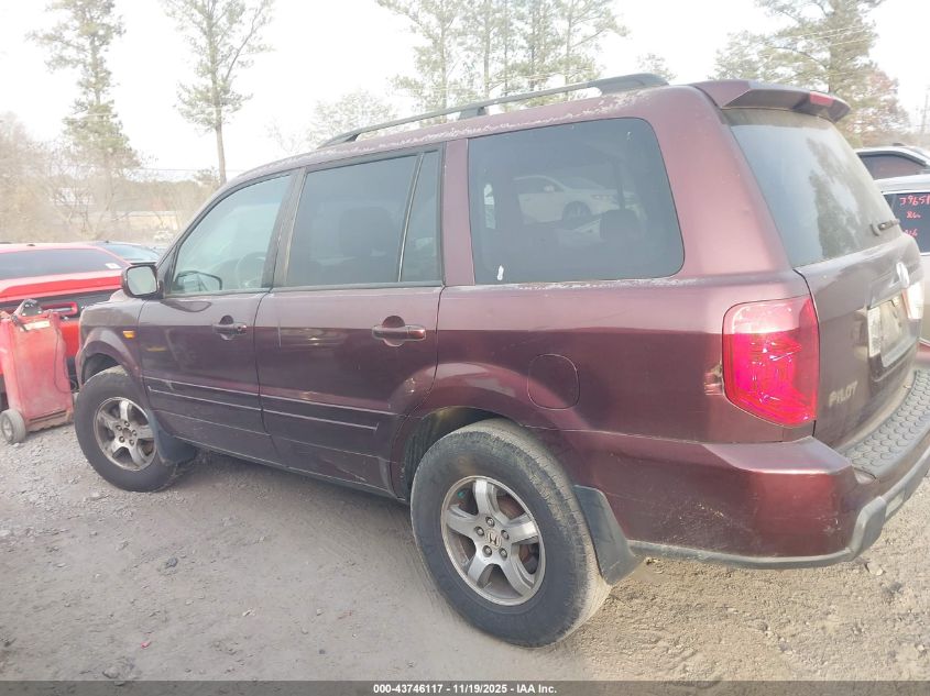 2007 Honda Pilot Ex-L VIN: 5FNYF28577B024613 Lot: 43746117