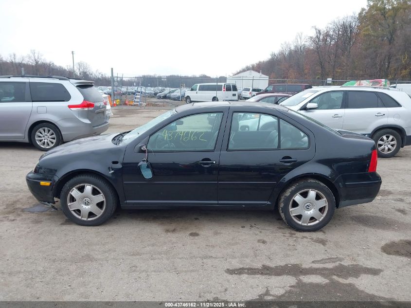 2001 Volkswagen Jetta Glx VIN: 3VWTG29M41M006048 Lot: 43746162