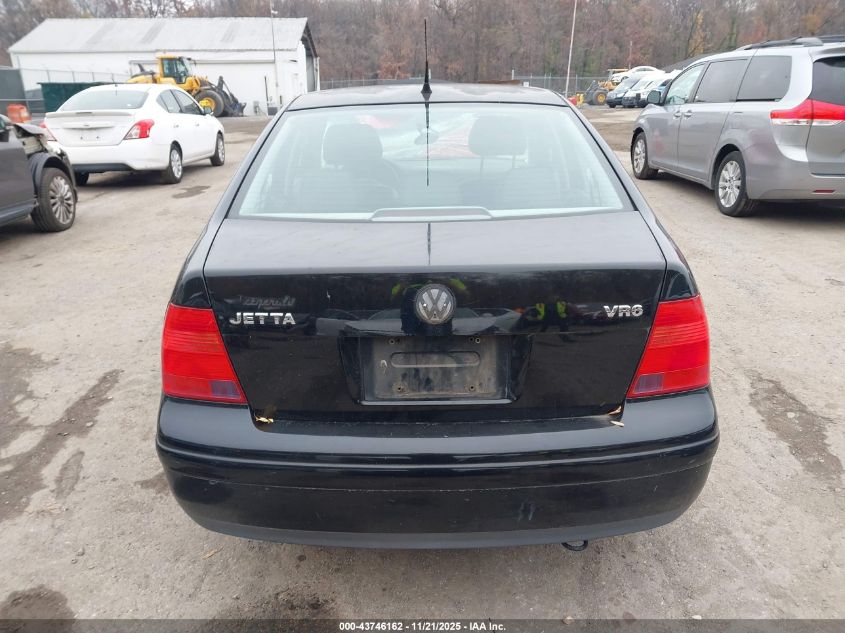 2001 Volkswagen Jetta Glx VIN: 3VWTG29M41M006048 Lot: 43746162