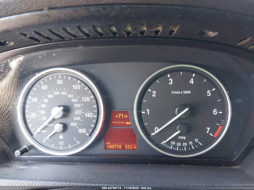 2009 BMW X5 xDrive48I VIN: 5UXFE83569L170391 Lot: 43746174