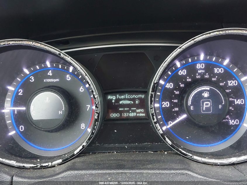 2014 Hyundai Sonata Gls VIN: 5NPEB4AC5EH836719 Lot: 43746205