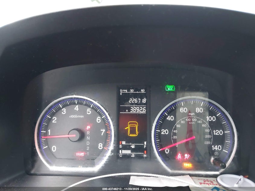 2008 Honda Cr-V Ex VIN: JHLRE38508C026265 Lot: 43746213