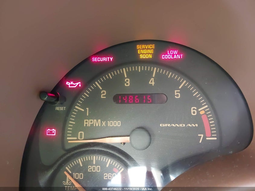 1999 Pontiac Grand Am Se2 VIN: 1G2NE52T2XM869508 Lot: 43746222