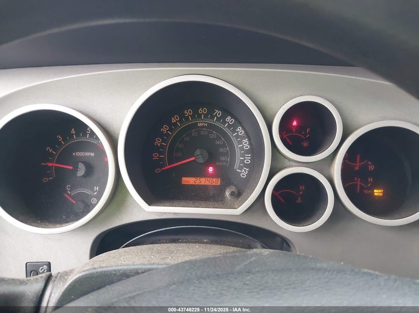 2007 Toyota Tundra Sr5 V8 VIN: 5TFRV54187X025156 Lot: 43746225