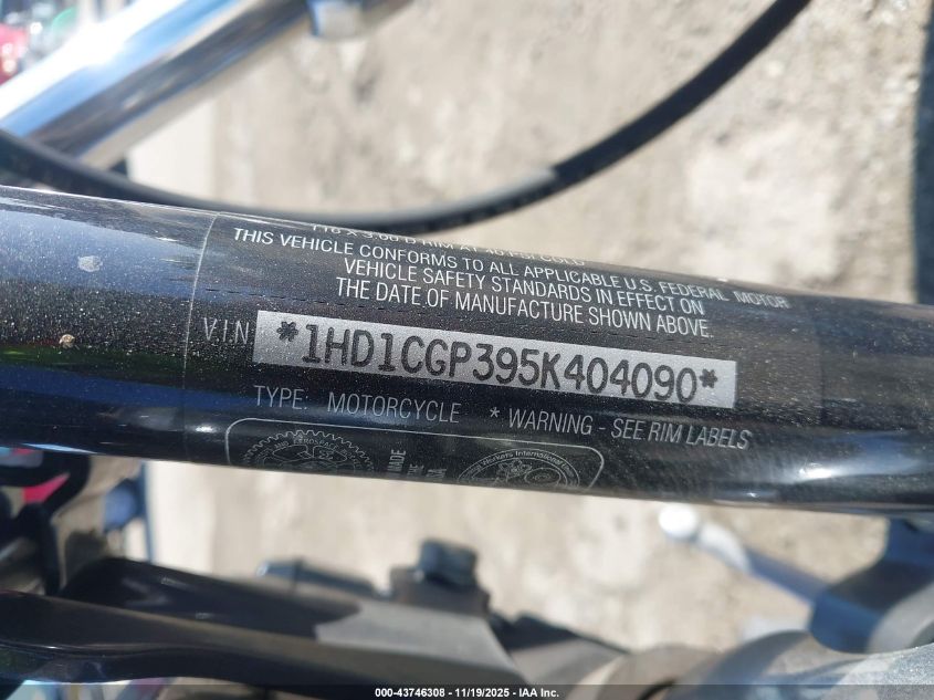 2005 Harley-Davidson Xl1200 C VIN: 1HD1CGP395K404090 Lot: 43746308