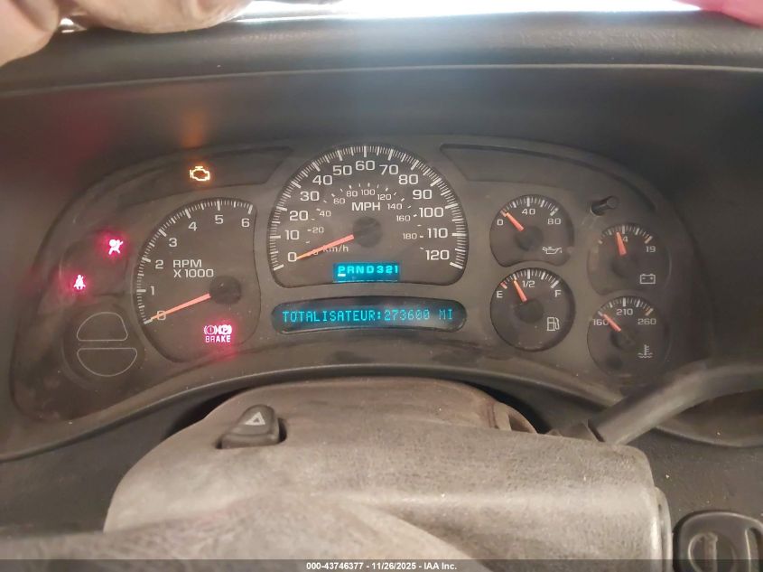 2005 Chevrolet Silverado 1500 Work Truck VIN: 1GCEK14X55Z198123 Lot: 43746377